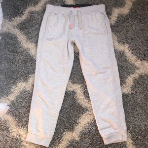 SuperDry SlimFit Sweatpants, Light Grey
